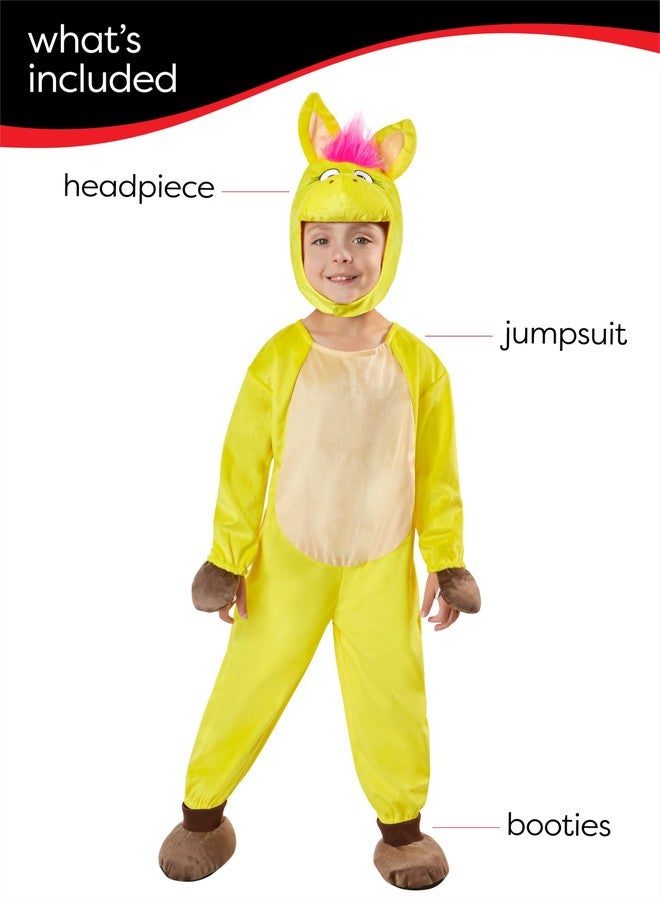 روبيز دونكي هودي: زي دونكي هودي للأطفال الصغار، للجنسين، مقاس 4T - Image 2